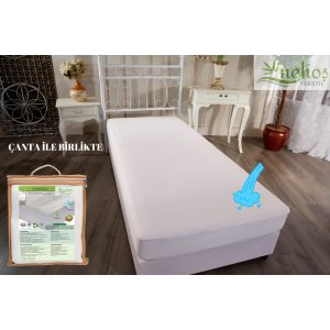 ÖZEL Bambu Su Sıvı Geçirmez Yatak Koruyucu Alez Fitted Full Kenar Alez Çarşaf Tek Çift Battal (10 FARKLI EBAT)