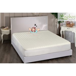 Kapitone Pamuk Fitted Telalı Yatak Koruyucu Çarşaf Alez Çift 160*200